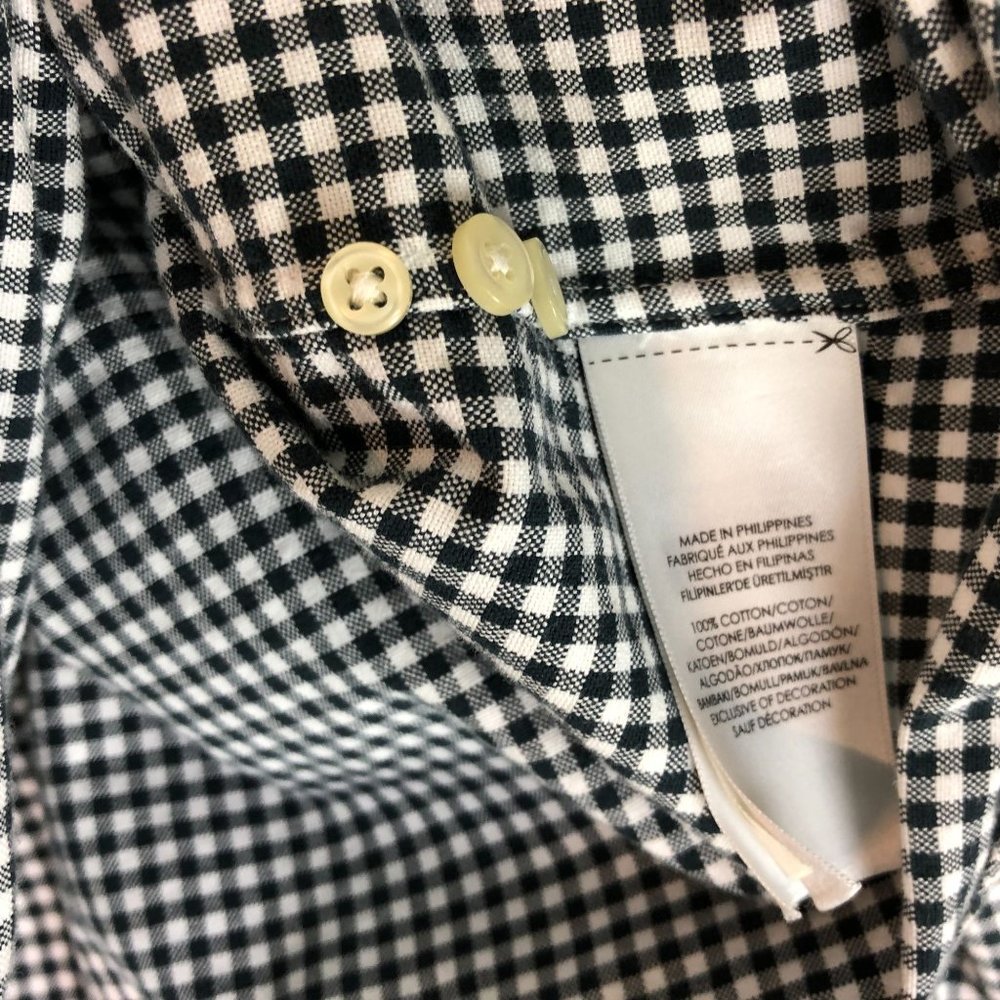 Polo Ralph Lauren Shirt XL Extra Up Long Sleeve Black Check Logo Pony - Picture 9 of 12